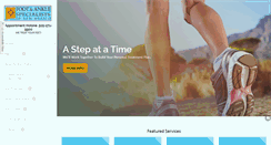 Desktop Screenshot of footanklenm.com